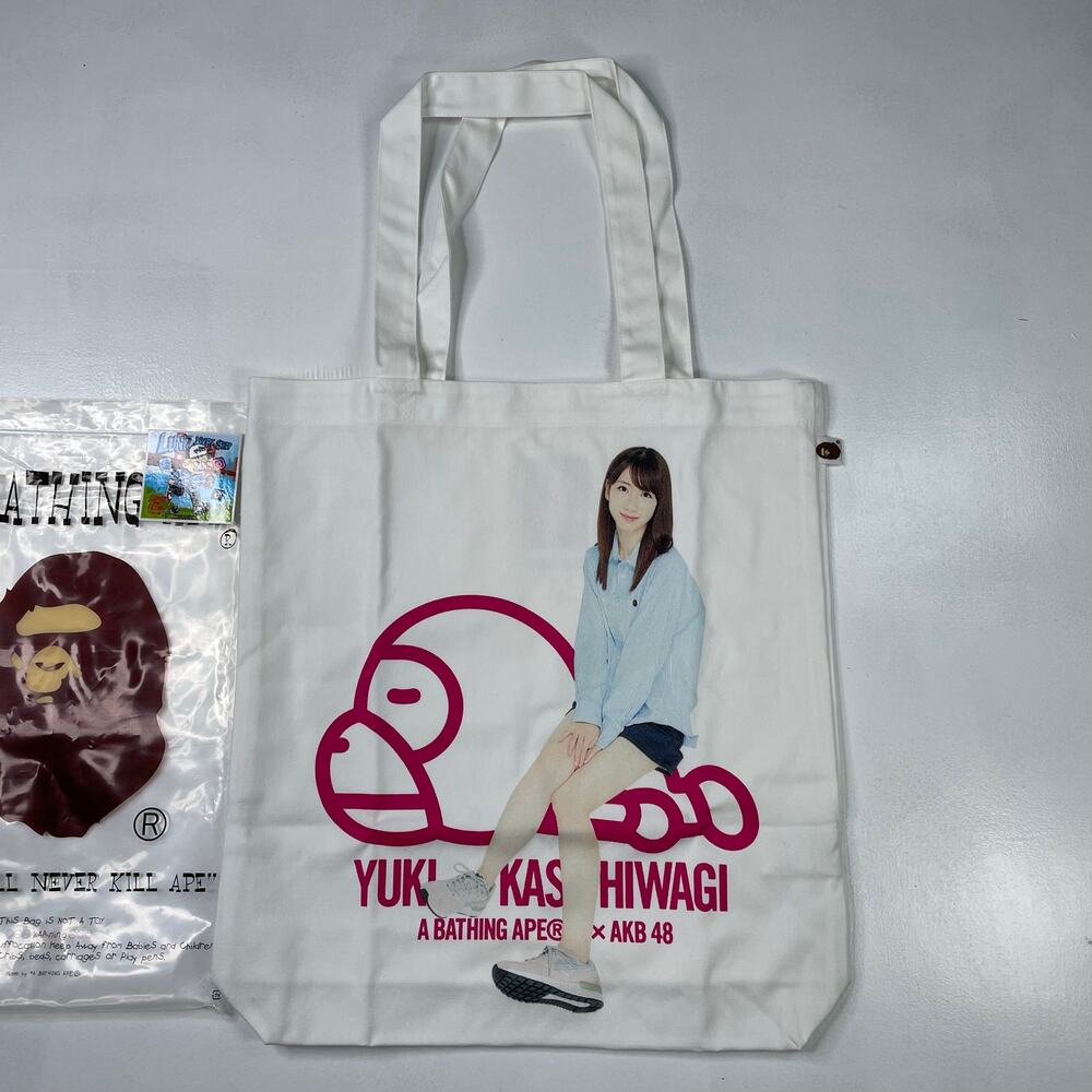 BAPE x AKB48 Rare 2016 Tote Bag Brand New OS